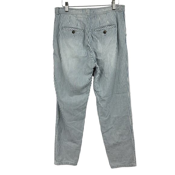 We The Free Women's Striped Pants size 26 Straight Legs Cotton - Picture 5 of 8